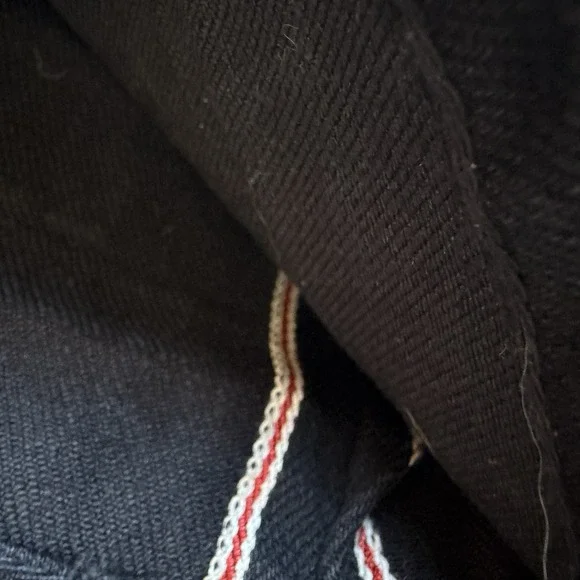 Taylor Stitch Slim Selvage Jeans 29x34 Black Japanese Denim Made in USA